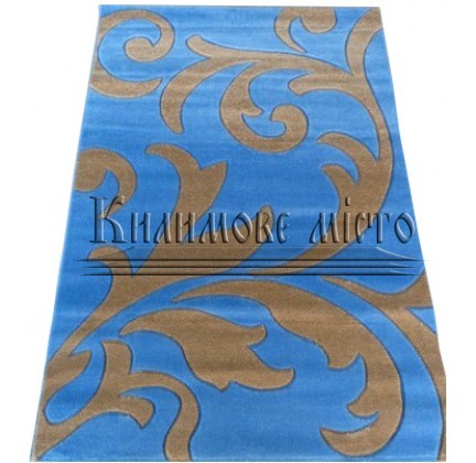 Synthetic carpet Firuze Lux 1213A BEJ/MAVI - высокое качество по лучшей цене в Украине.